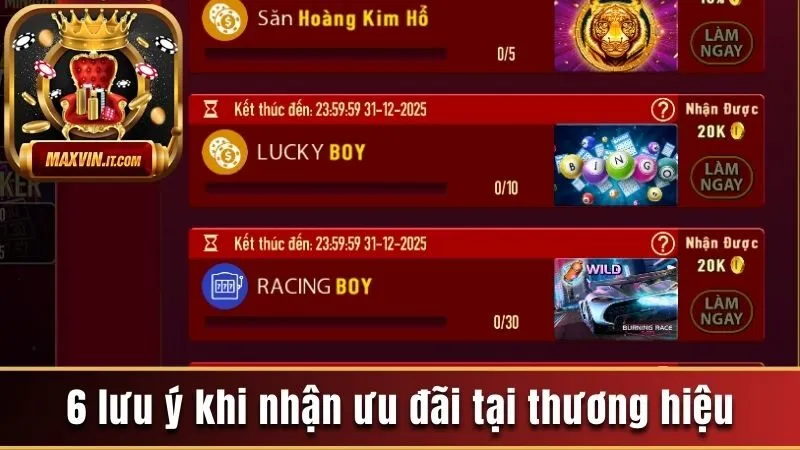 6 lưu ý cần nắm khi nhận ưu đãi tại thương hiệu