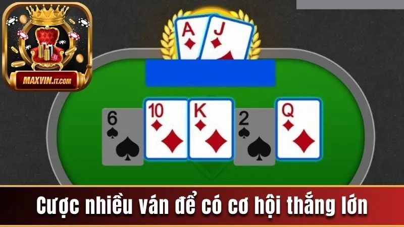 Thùng Phá Sảnh - Khái Niệm, Xác Suất Và Mẹo Để Thắng Lớn 3 Cược nhiều ván để có cơ hội thắng lớn